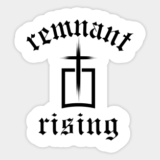 remnant rising (with cross) Sticker